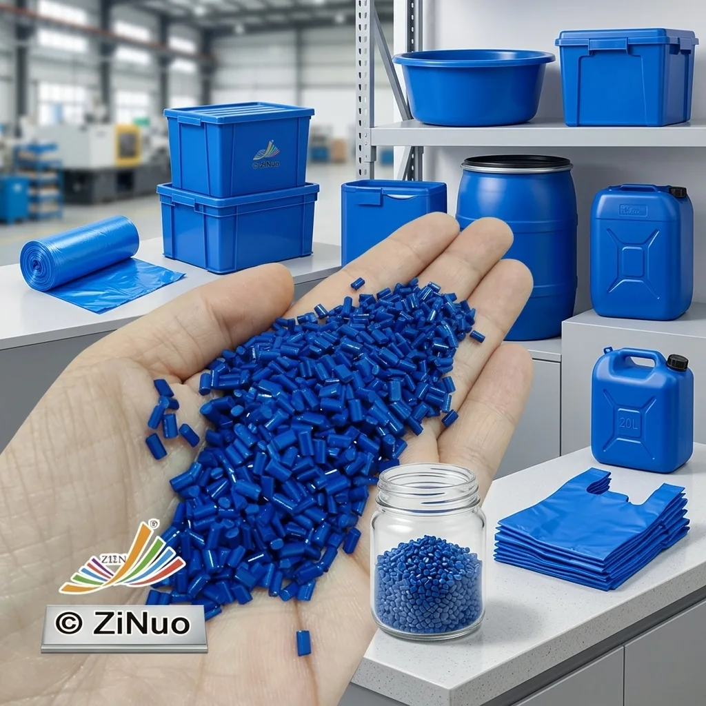 Custom Color Masterbatch for Jerry Can Blow Molding